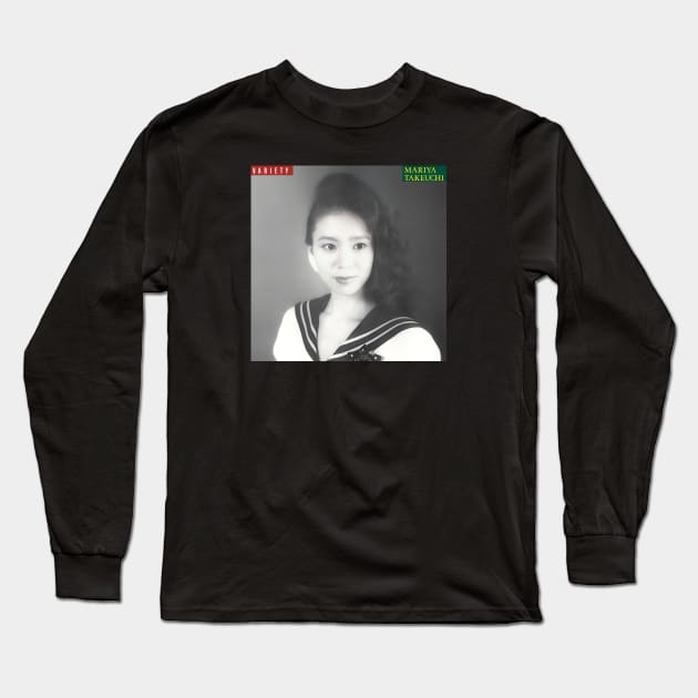 Variety Album Cover - Mariya Takeuchi | City Pop | 70s 80s 90s | Track List | Long Sleeve T-Shirt by ArcaNexus